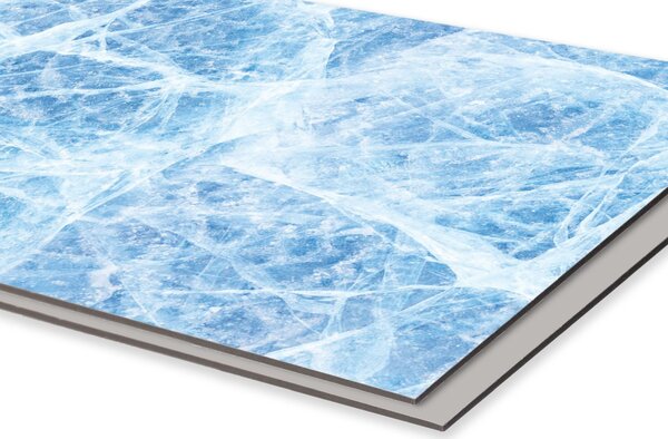 DIMEX | Dibond doska za kuchynskú linku | DBW-18060-283 Povrch ľadu | 180 x 60 cm