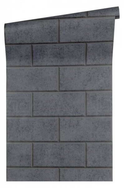A.S. Création | Vliesová tapeta na stenu Versace 34322-6 | 0,70 x 10,05 m | čierna, šedá