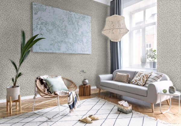 A.S. Création | Vliesová tapeta na stenu Versace 34902-2V | 0,70 x 10,05 m | metalická, šedá, krémová