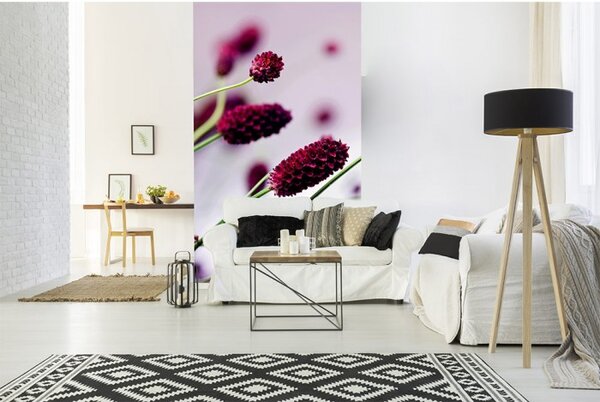 DIMEX | Vliesové fototapety na stenu Fialový kvet MS-2-0141 | 150 x 250 cm | fialová, zelená