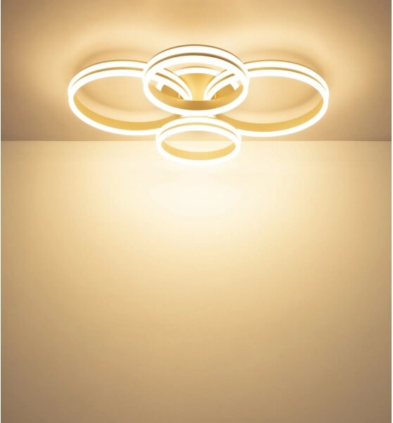 Globo 67260-90SA - LED stmievateľné stropné svietidlo RUBIO LED/92W/230V 3000K 68x84,5 cm