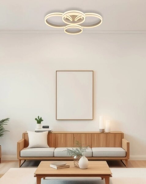 Globo 67260-90SA - LED stmievateľné stropné svietidlo RUBIO LED/92W/230V 3000K 68x84,5 cm