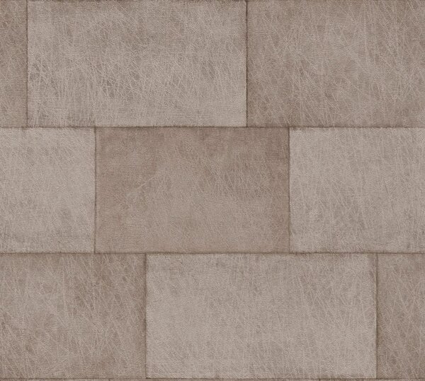 A.S. Création | Vliesová tapeta na stenu Titanium 3 38201-3 | 0,53 x 10,05 m | béžová, hnedá