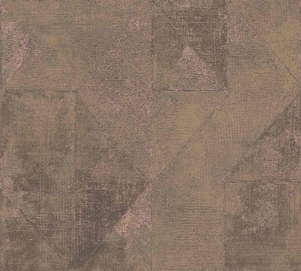 A.S. Création | Vliesová tapeta na stenu Profitex 2022 38976-6 | 0,53 x 10,05 m | metalická, hnedá
