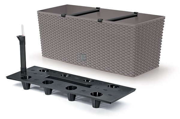 Prosperplast Truhlík RATAN CASE mocca, variant 51,4 cm