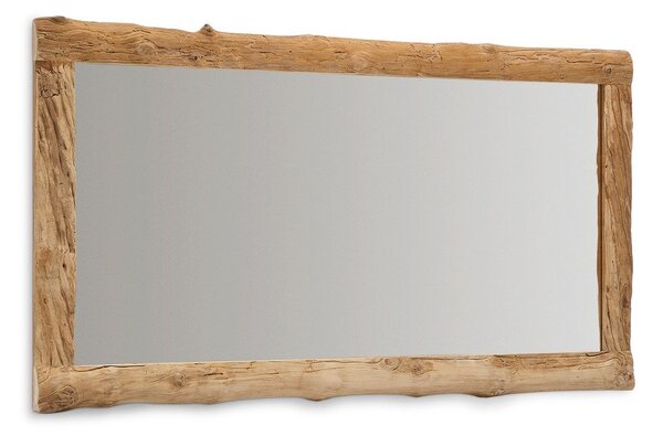 Nástenné zrkadlo s dreveným rámom 105x200 cm Ibro – Kave Home