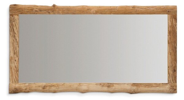 Nástenné zrkadlo s dreveným rámom 105x200 cm Ibro – Kave Home