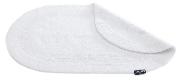 Kúpeľňový koberček Javo Cotton biely ovál