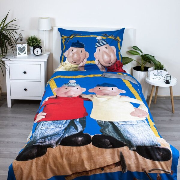 Bavlnené detské obliečky na jednolôžko 140x200 cm Pat a Mat – Jerry Fabrics