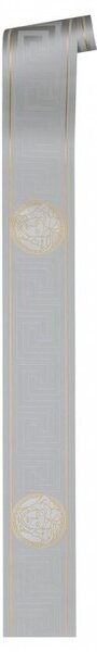 A.S. Création | Vliesová bordúra na stenu Versace 93522-5V | 13,3 cm x 5 m | zlatá, šedá
