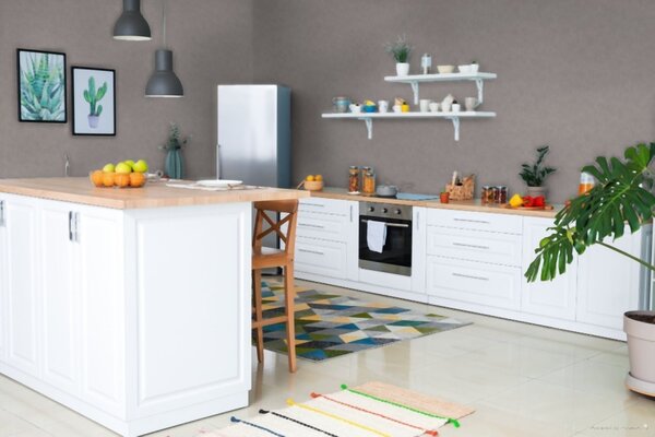 A.S. Création | Vliesová tapeta na stenu Pop Style 3750-18 | 0,53 x 10,05 m | hnedá, šedá