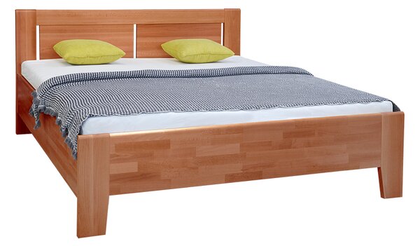 Masívna posteľ HENRIETA 180x200 slivka