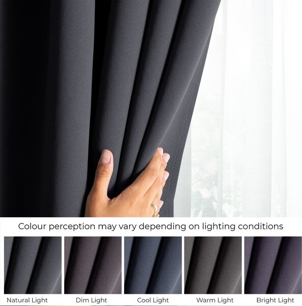 Tmavosivý dimout záves 140x245 cm Kierra – Restilo