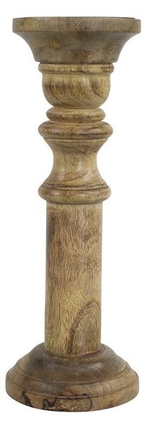 Drevený svietnik Mana z mangového dreva M - 11 * 11 * 30cm - Mars & More