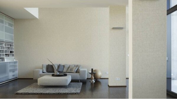 A.S. Création | Vliesová tapeta na stenu Borneo 32261-8 | 0,53 x 10,05 m | strieborná, béžová
