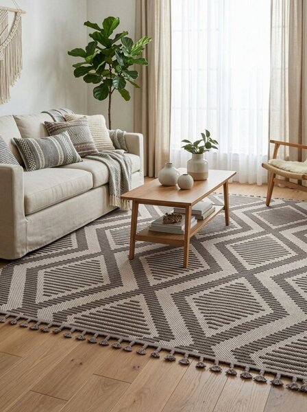 Dekorstudio Koberec BOHO LINEA4, hnedý Rozmer koberca: 80x150cm