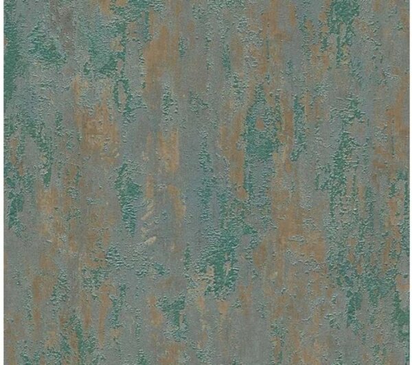 A.S. Création | Vliesová tapeta na stenu Havanna 32651-2 | 0,53 x 10,05 m | hnedá, zelená, metalická