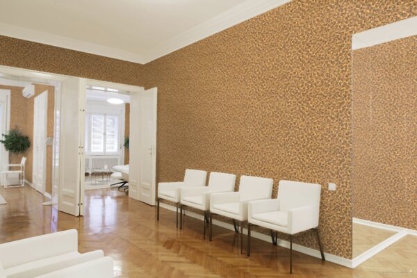 A.S. Création | Vliesová tapeta na stenu Versace 34902-3 | 0,70 x 10,05 m | oranžová, metalická, hnedá