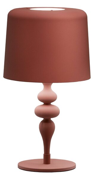 Stolná lampa Eva TL1 M, výška 53 cm červená