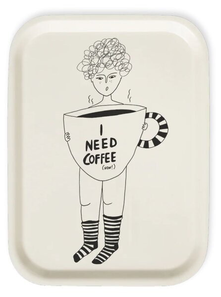 Servírovacia tácka Coffee Now 27 x 20 cm
