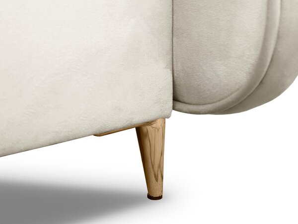 Čalúnená boxspring posteľ s matracom Fandy 120x200 - biela