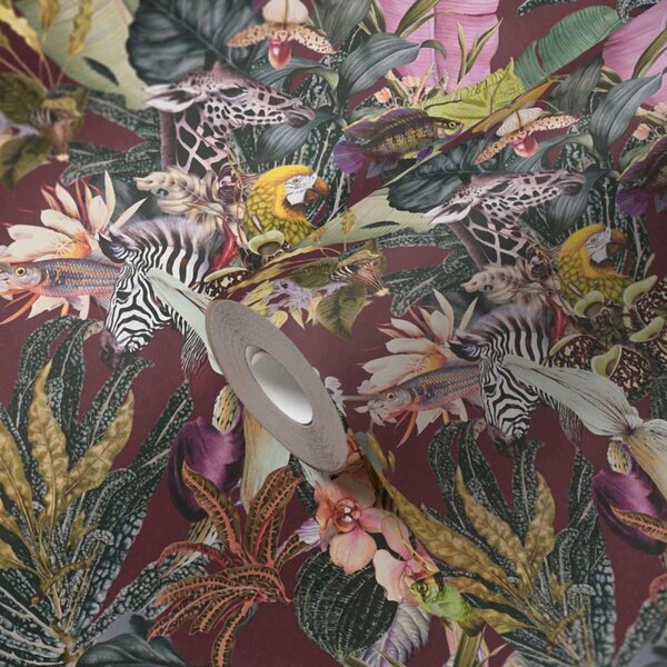 A.S. Création | Vliesová tapeta na stenu Dream Flowery 38176-5 | 0,53 x 10,05 m | viacfarebná