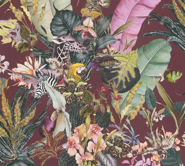 A.S. Création | Vliesová tapeta na stenu Dream Flowery 38176-5 | 0,53 x 10,05 m | viacfarebná