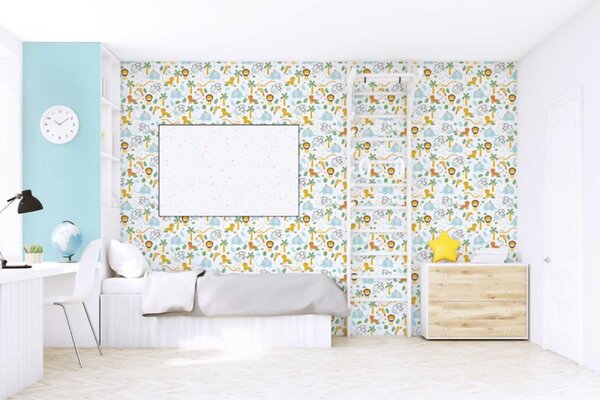 A.S. Création | Vliesová tapeta na stenu Dream Flowery 3831-12 | 0,53 x 10,05 m | modrá