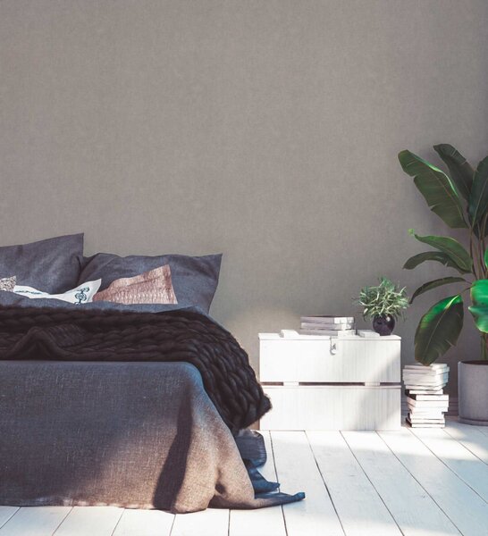 A.S. Création | Vliesová tapeta na stenu Hygge 2 38615-1 | 0,53 x 10,05 m | šedá