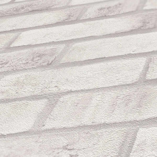 A.S. Création | Vliesová tapeta na stenu Elements 38812-3 | 0,53 x 10,05 m | šedá, biela
