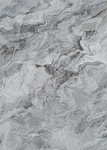 DIMEX | Vliesová tapeta na stenu WPE-901742 | 0,53 x 10,05 m | šedá, metalická