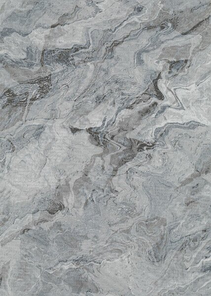 DIMEX | Vliesová tapeta na stenu WPE-901742 | 0,53 x 10,05 m | šedá, metalická