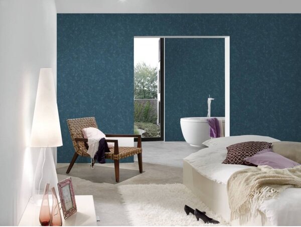 A.S. Création | Vliesová tapeta na stenu Absolutly Chic 36975-1 | 0,53 x 10,05 m | modrá, vining ivy, modrozelená