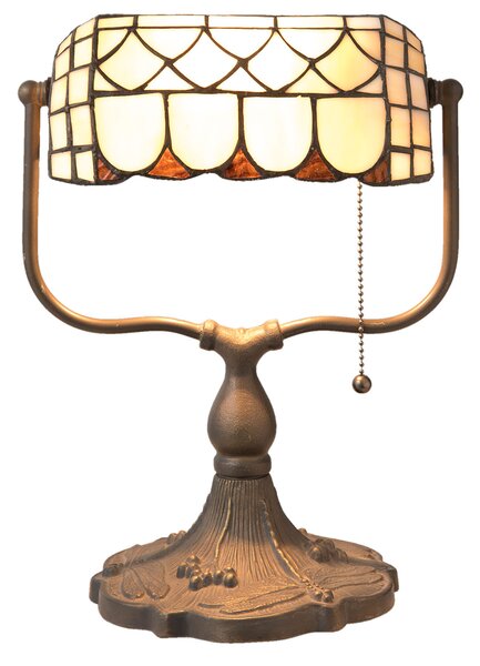 Tiffany vitrážna lampa OFFICE 26*37