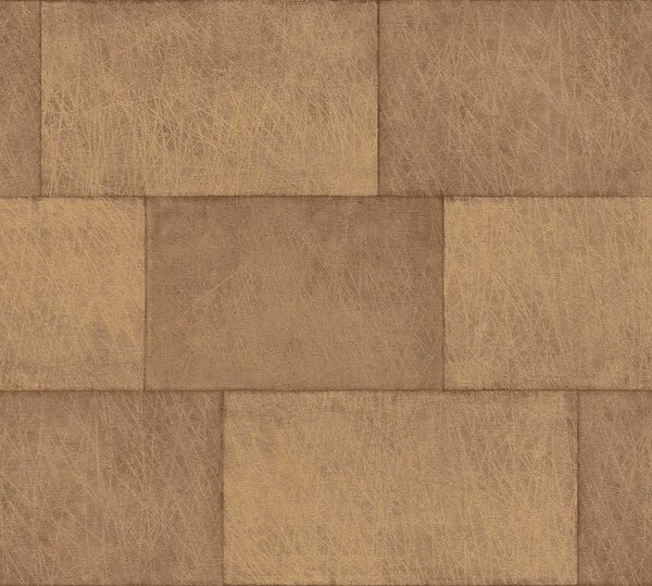 A.S. Création | Vliesová tapeta na stenu Titanium 3 38201-4 | 0,53 x 10,05 m | hnedá