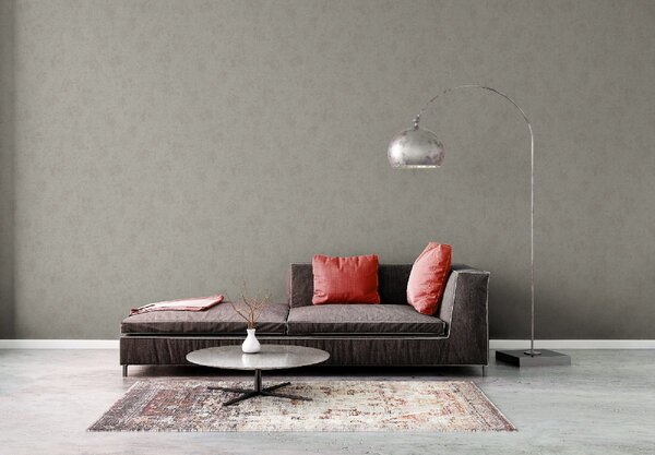 A.S. Création | Vliesová tapeta na stenu Profitex 2022 38969-7 | 0,53 x 10,05 m | metalická, šedá