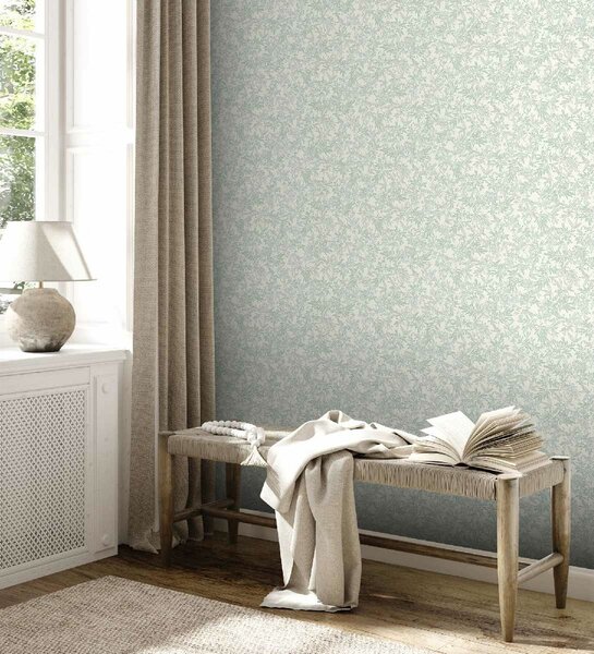 A.S. Création | Vliesová tapeta na stenu Attractive 2 39028-2 | 0,53 x 10,05 m | zelená, biela, krémová