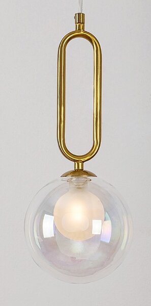 RABALUX 72303 Rosehip závesné svietidlo D150mm 1xG9 champagne, viacfarebná