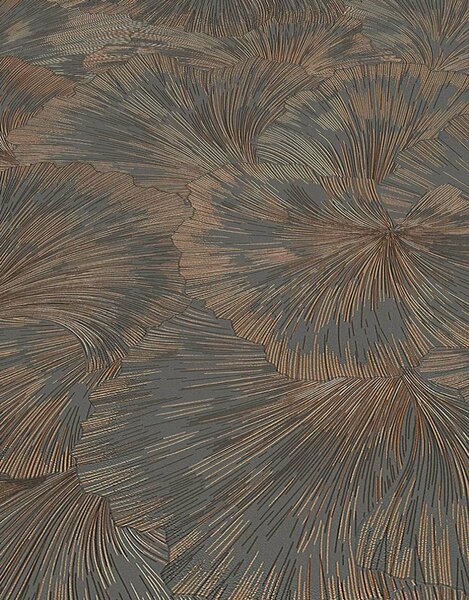 DIMEX | Vliesová tapeta na stenu WPE-902023 | 0,53 x 10,05 m | šedá, čierna, bronzová