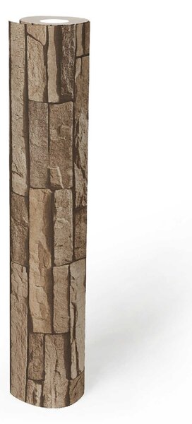 A.S. Création | Vliesová tapeta na stenu Elements 95833-2 | 0,53 x 10,05 m | béžová, hnedá