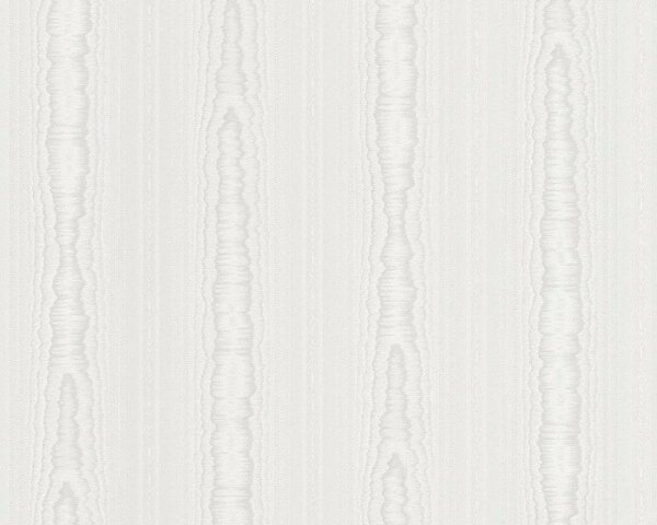 A.S. Création | Vinylová tapeta na stenu Concerto 7658-19 | 0,53 x 10,05 m | biela