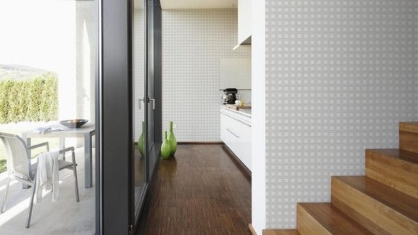 A.S. Création | Pretierateľná vliesová tapeta na stenu Meistervlies 3383-10 | 0,53 x 10,05 m | biela pretierateľná