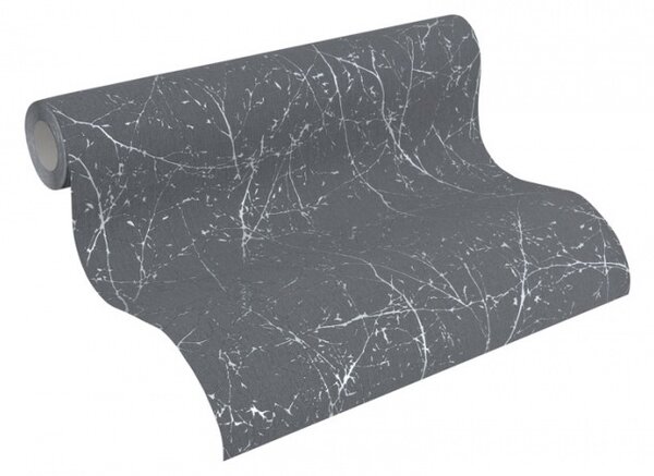A.S. Création | Vliesová tapeta na stenu Elegance 30507-2 | 0,53 x 10,05 m | metalická, šedá