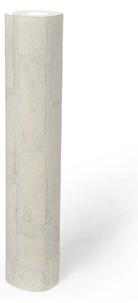 A.S. Création | Vliesová tapeta na stenu Elements 9078-51 | 0,53 x 10,05 m | biela, metalická