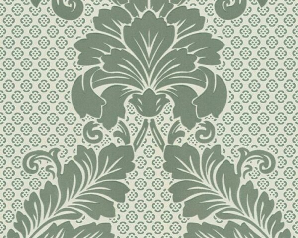 A.S. Création | Vliesová tapeta na stenu Luxury Wallpaper 30544-3 | 0,52 x 10 05 m | šedá, zelená