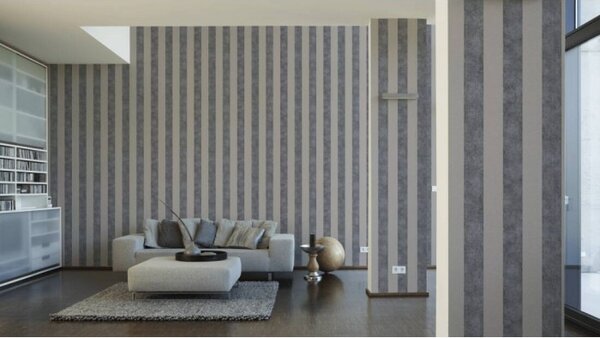 A.S. Création | Vliesová tapeta na stenu Trendwall 37271-1 | 0,53 x 10,05 m | béžová, šedá