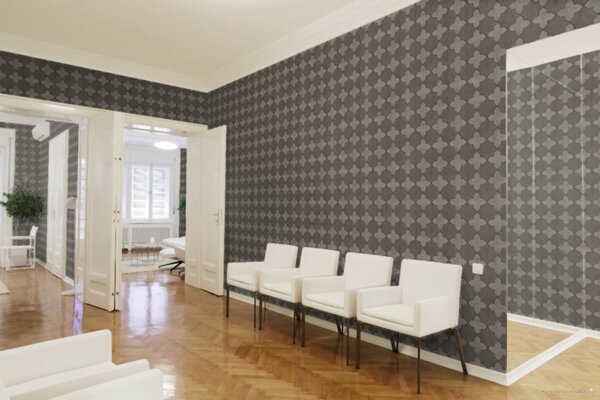 A.S. Création | Vliesová tapeta na stenu New Walls 37421-3 | 0,53 x 10,05 m | čierna, šedá