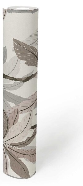 A.S. Création | Vliesová tapeta na stenu Geo Nordic 37530-5 | 0,53 x 10,05 m | biela, béžová, šedá