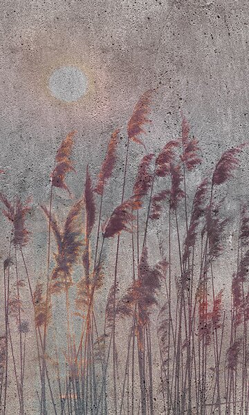 DIMEX | Vliesové fototapety na stenu Abstrakt trstina MS-2-0358 | 150 x 250 cm | viacfarebná