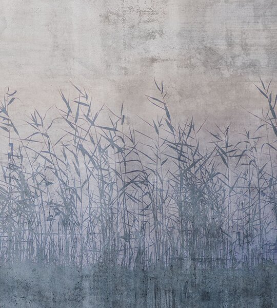DIMEX | Vliesová fototapeta na stenu Abstrakt poľa MS-3-0384 | 225 x 250 cm | šedá, béžová, fialová